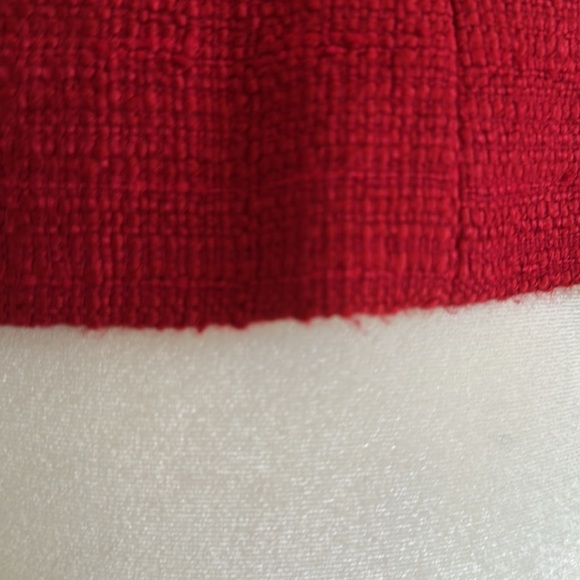 Bold Red Jones New York Tweed Women's Jacket Size 4 - Picture 11 of 11